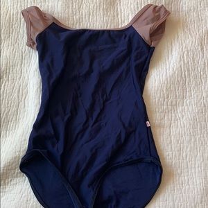 Navy Blue Yumiko Leotard